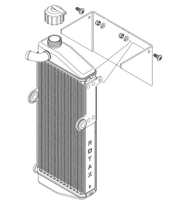 Radiator with Plastic Shield - JNR/SNR