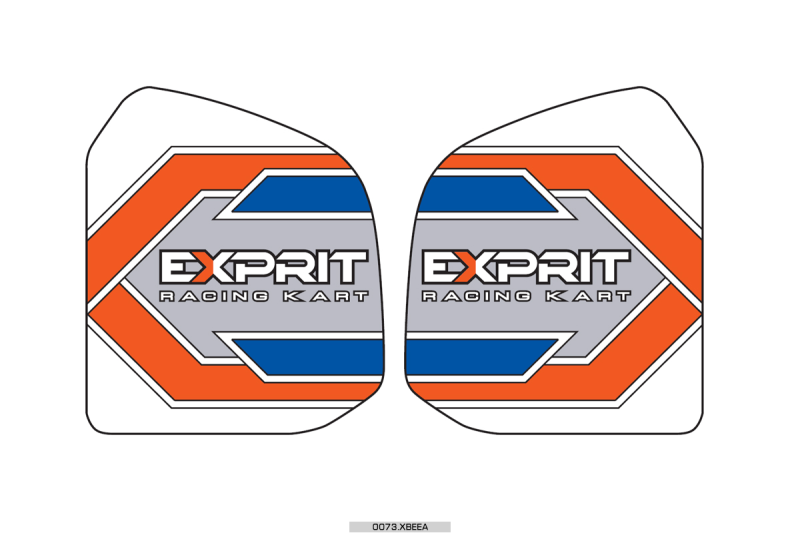 Exprit Fuel Tank Sticker Kit - 8.5 Litre (new) | 