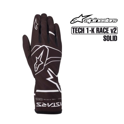 Alpinestars Kart Gloves - TECH 1-K RACE SOLID v2