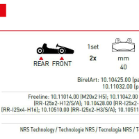 Technical info - FERODO Brake Pad Set - BIREL KZ/DD2 FRONT | 