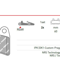 Technical info - FERODO Brake Pad Set -PRAGA REAR | 