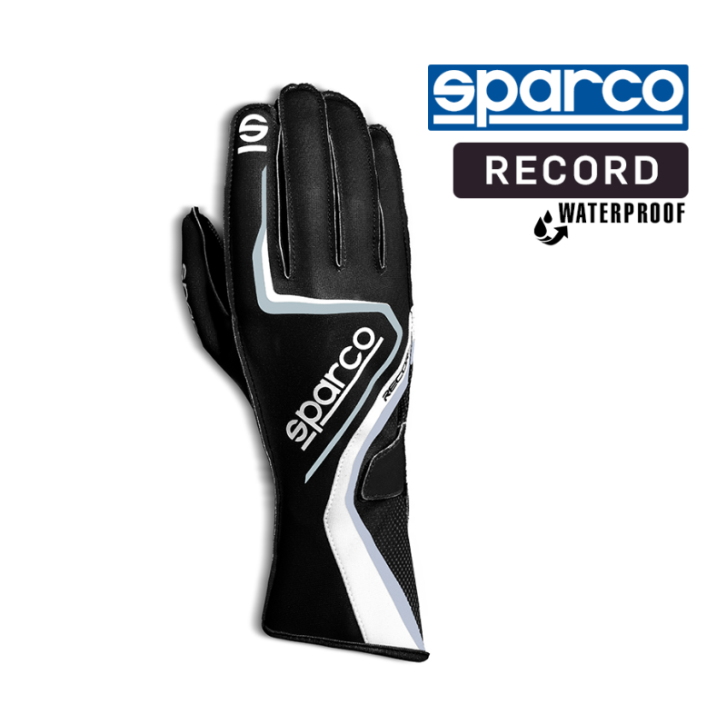 Sparco Kart Gloves - RECORD - WATERPROOF | Sparco Record glove waterproof