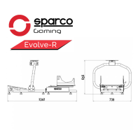  | Sparco EVOLVE SIM Chassis Measurements