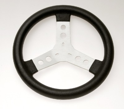 Steering Wheel - 300mm - Polyurethane - Black