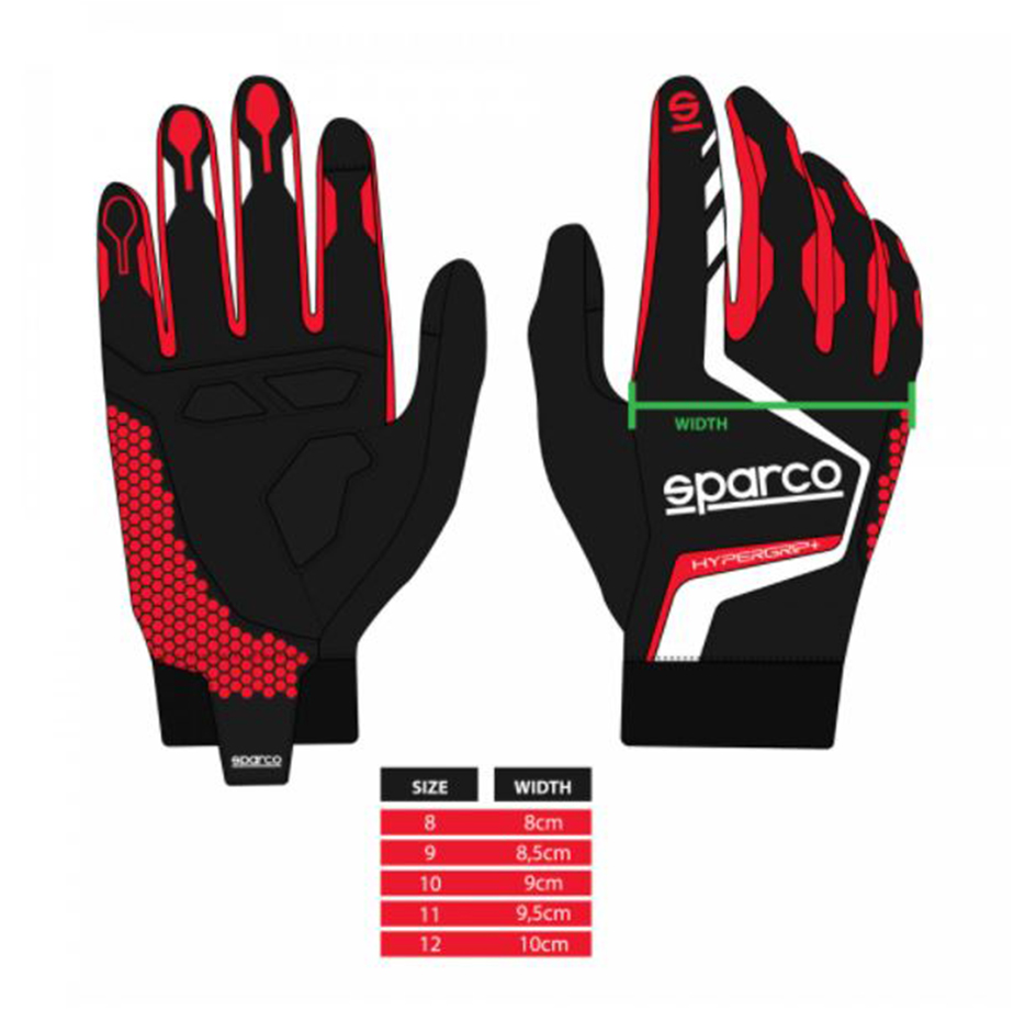 Sparco Sim Gloves - HYPERGRIP  International Karting Distributors